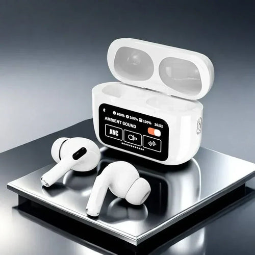Display Screen Wireless Earbuds + ANC + iOS & Android Compatible (Zodix Pro)