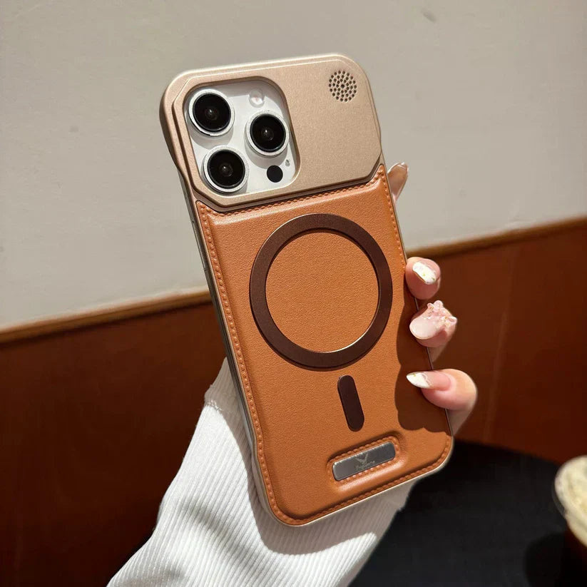 Premium Metallic AeroFLex phone Case With Aroma Perfume Cover Compatible For iPhone Series
