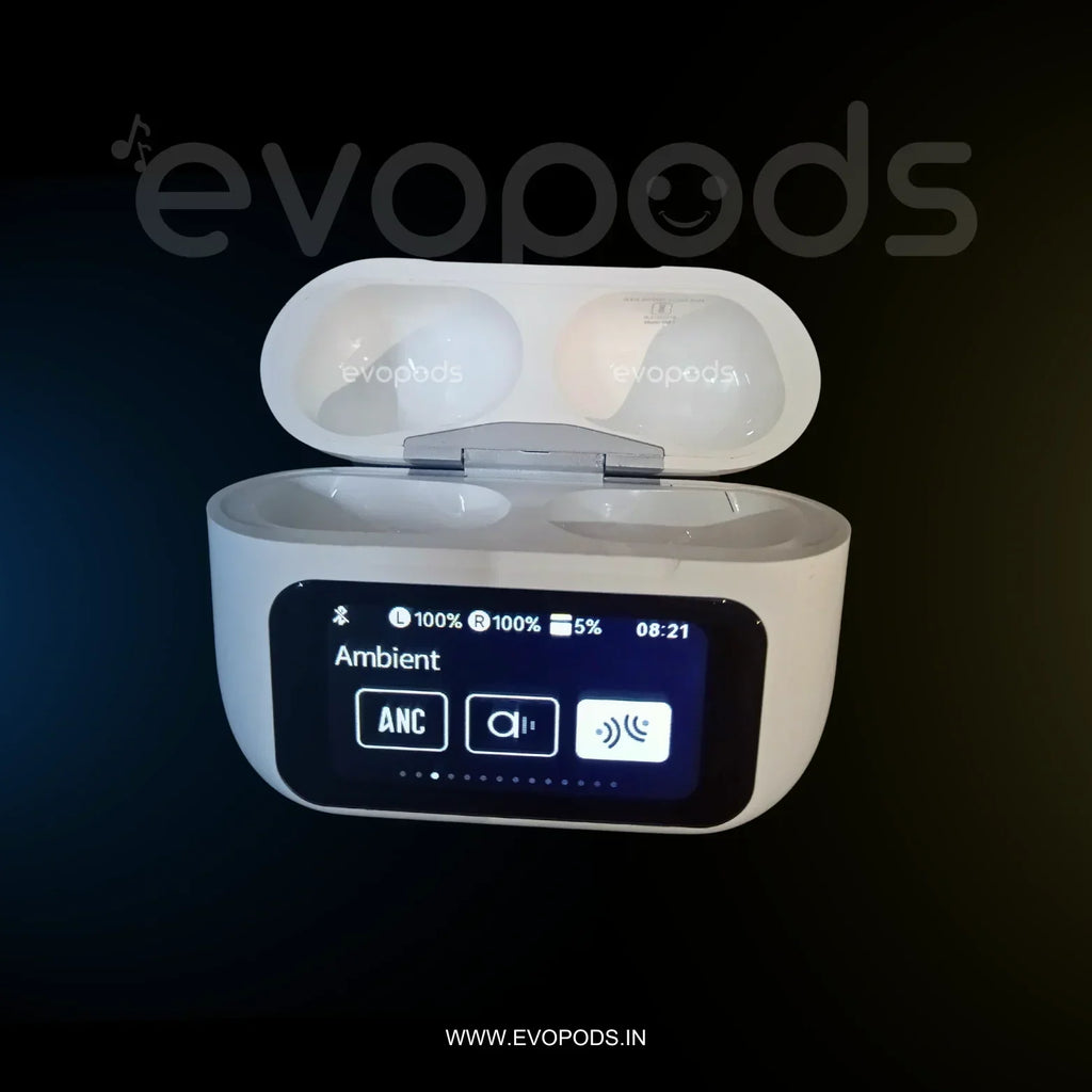 Display Screen Wireless Earbuds + ANC + iOS & Android Compatible (Zodix Pro)